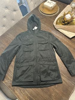 H&M OUTWEAR JACKET COLOR BLACK SIZE MEDIUM