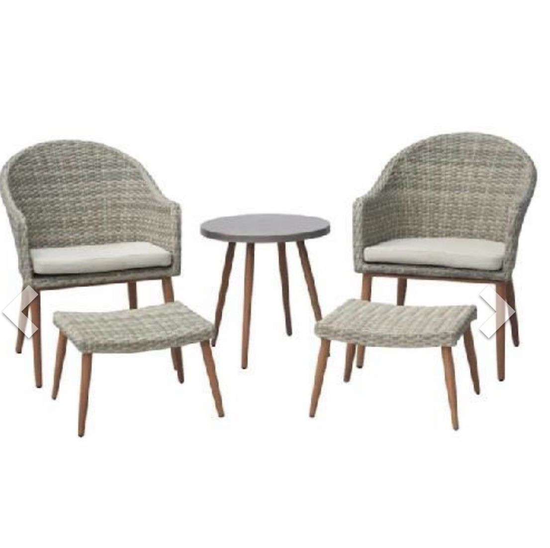 Style Selections Hembstead 5-Piece Patio Conversation Set 