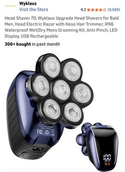 Wyklaus New Electric Shaver For Bald Heads