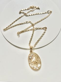 Necklace Butterfly Gold Plated 26Inches