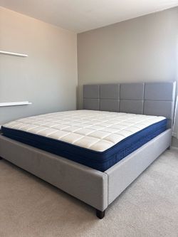 King Bed with Bed Frame
