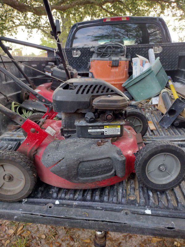 Broke Lawn Mower Parts