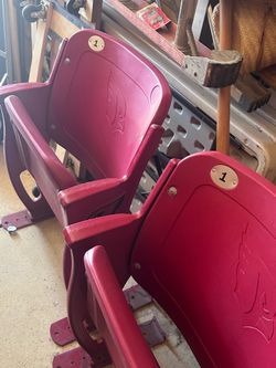 Original Arizona Cardinal stadium seats.