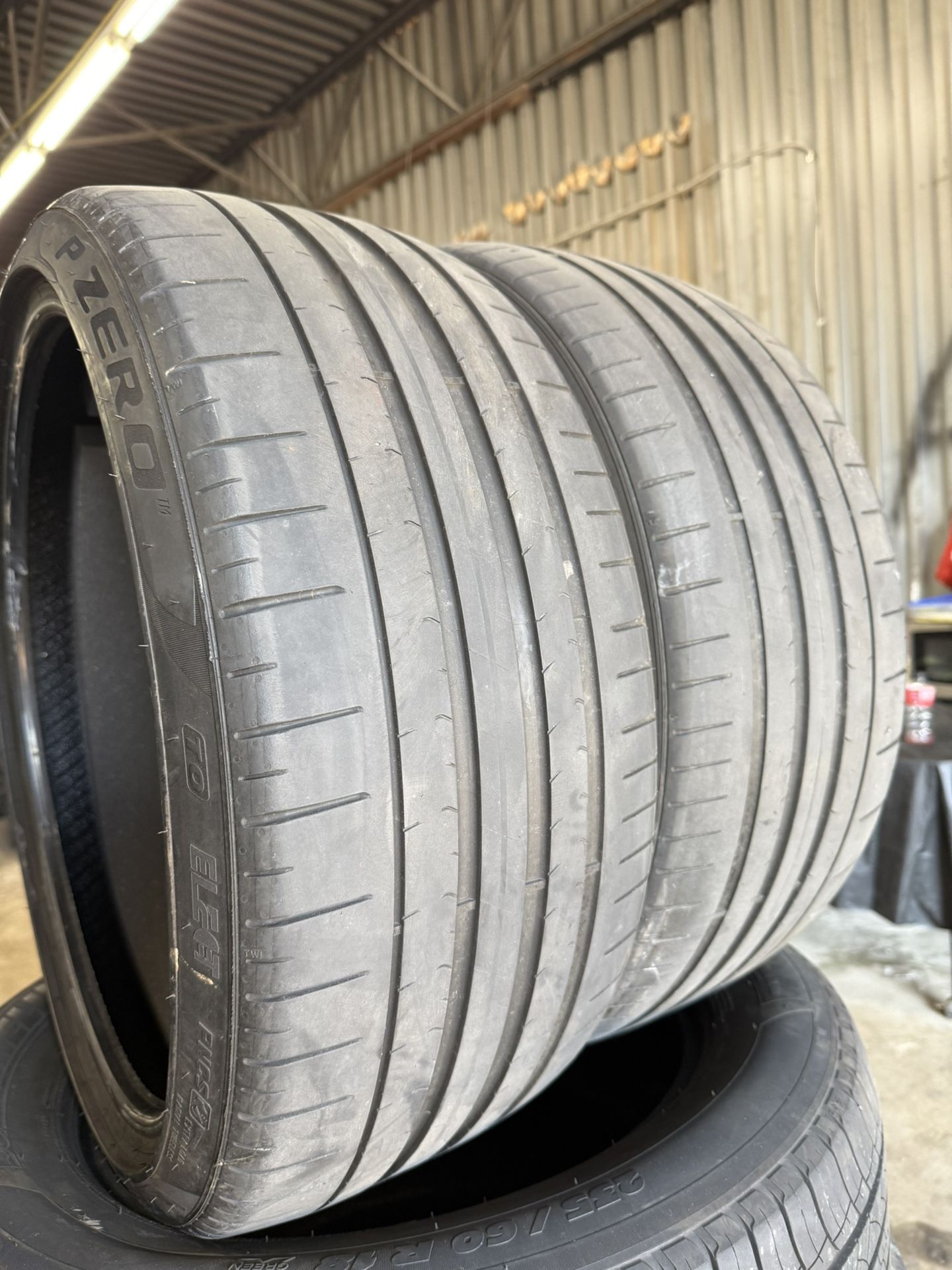 2 USED 235/35/20 PIRELLI PZERO Tires