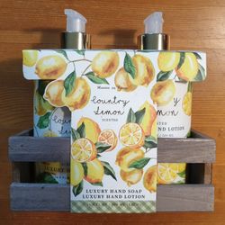 Maison De Savon Country Lemon Luxury Hand Soap & Hand Lotion