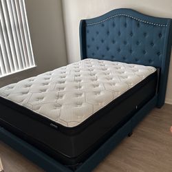 Bed And Bed Frame 