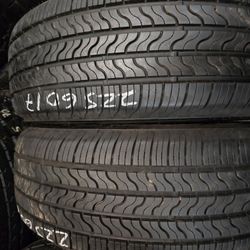 2 Tires 225.60.17 Firestone All Season 99 % Tread Dot 1325