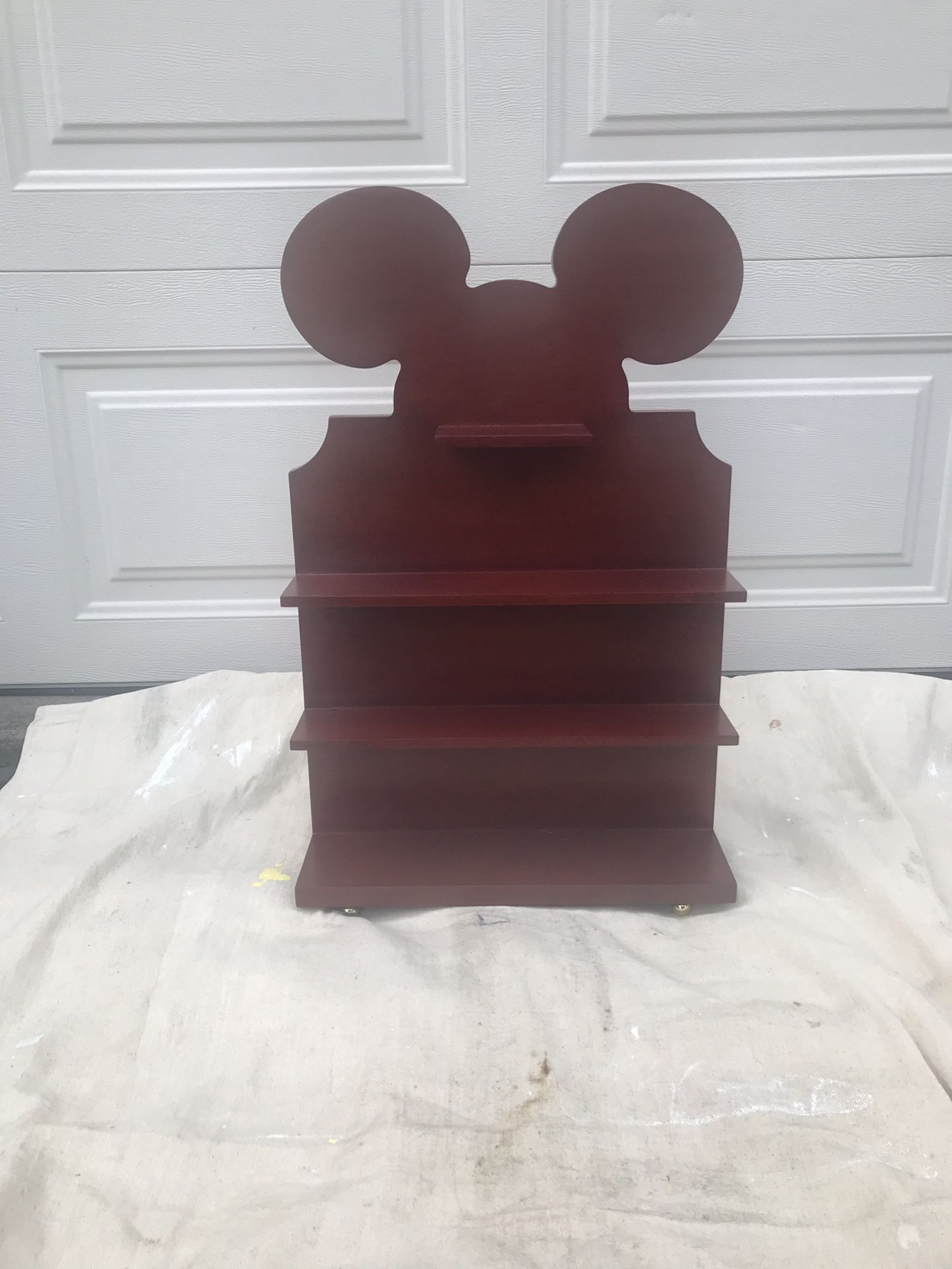 Lenox Walt Disney Showcase Mickey Mouse Wooden Shelf
