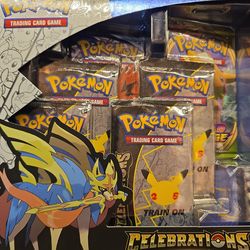 Pokemon Celebrations Zacian Deluxe Pin Collection Box