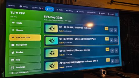 TV Sports Channels For firestick, Roku, Android TV Teléfonos y Tablets  Todos Los Deportes, Movies, Series