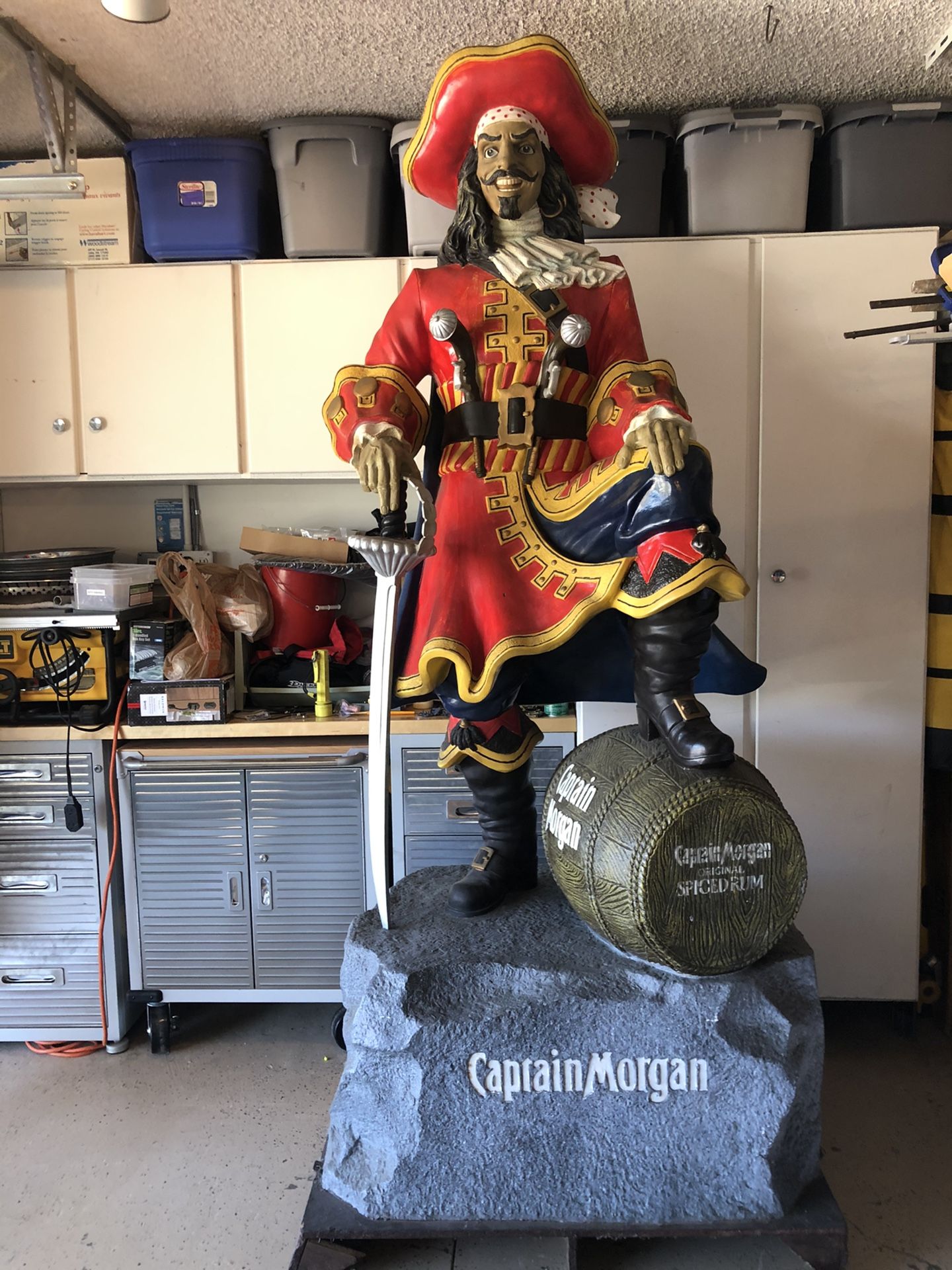 8’ Foot Tall Captain Morgan Statue