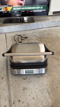 Cuisinart contact griddler barely used