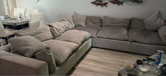 Goose down sectional
