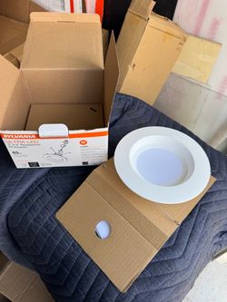 2 Sylvania Ultra LED 5”/6” Recessed Lights – New