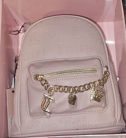 Juicy Couture Mini Backpack with Zipper Charms