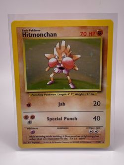 Original 1999 holographic Hitmonchan (1 of 2)