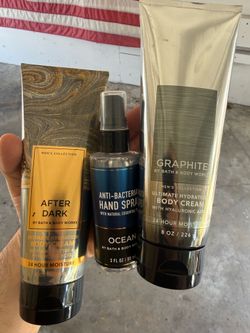 Bath & Body works men’s collection