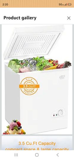 Brand new chest freezer in box