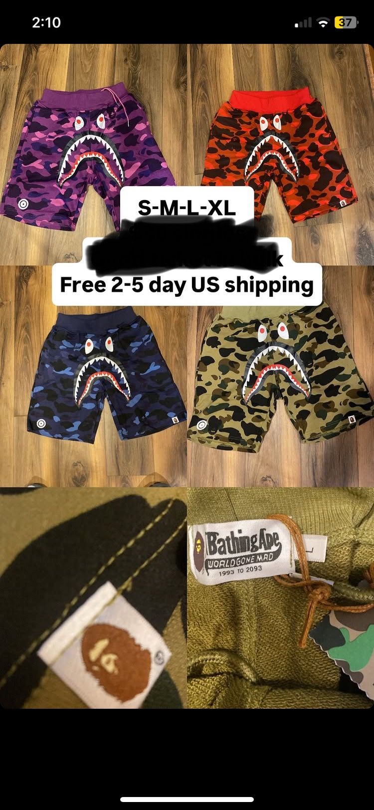 Bape Shorts 