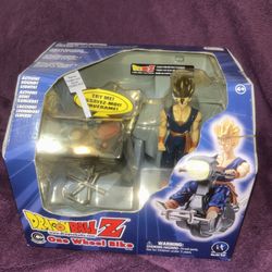 Dragon Ball Z One Wheel Bike & SS Gohan Figure Irwin Toy 2002 DBZ JAKKS RARE