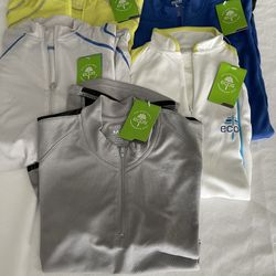 Set Of 5 ecos Performance Wear  Short Sleeves  Jesrsey T-Shirt