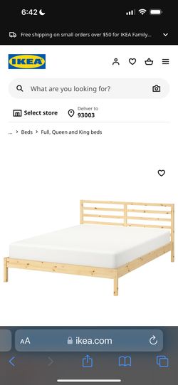 Full IKEA Bed Frame Available