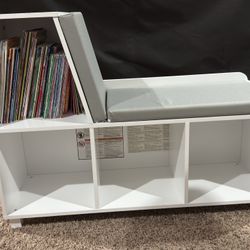 Kids’ Reading Nook with Book Storage & Bench Seat – Gently Used
