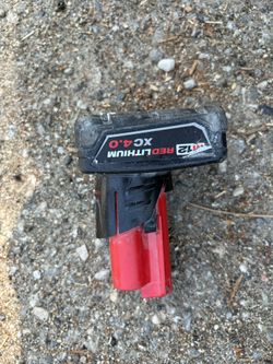 Milwaukee M12 REDLITHIUM XC 4.0Ah battery pack
