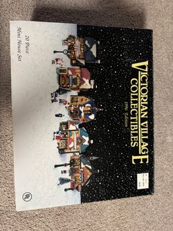 Victorian Village Collectibles Set