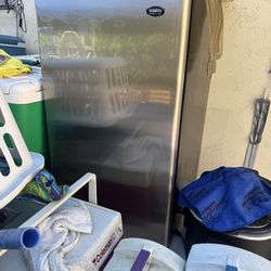 Sanyo stainless steel fridge