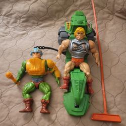 MASTERS OF THE UNIVERSE ROAD RIPPER AND HE-MAN
