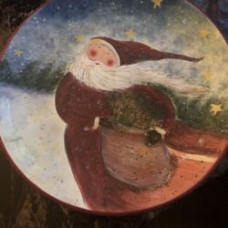 Christmas Santa Claus Plate 