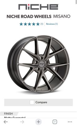 4 20” Niche Misano Wheels