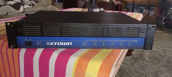 CROWN CP660 6 CHANNEL