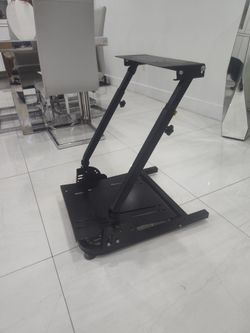 foldable racing simulator steering wheel stand