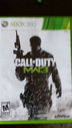 X BOX CALL OF DUTY MW3