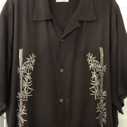 Vintage Silk Hawaiian Shirt