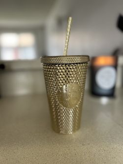 Gold Starbucks Cup