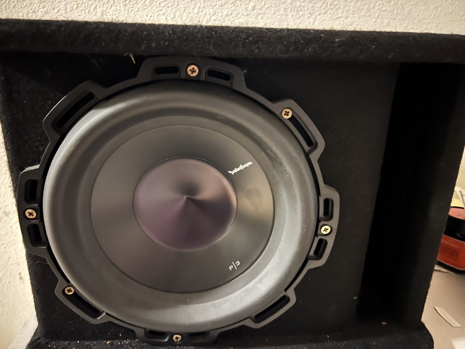 Rockford P3 10 Subwoofer With Box 