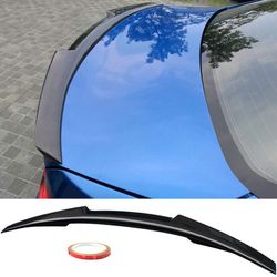 13-16 AUDI A4 Rear Spoiler PG M4 Style Gloss Black Wing Brand New