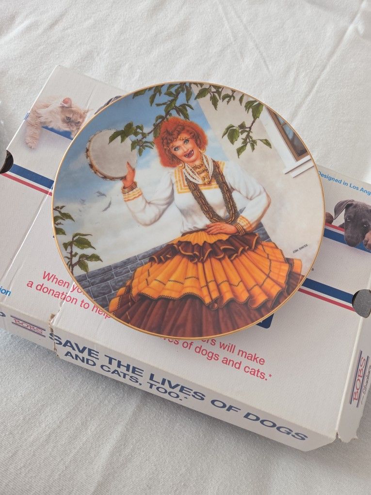 I love Lucy Plates