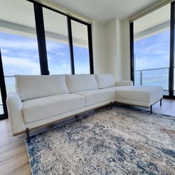 Ivory Sectional - Like Brand New 