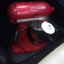 Kitchen Aid Red Mixer 