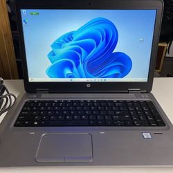 HP Business intel i5-6300u 15.6” screen 8gb Ram 500gb Drive windows 11 laptop