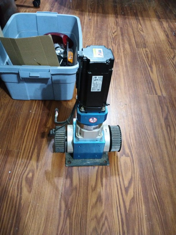 AC Servo Motor With Double Pulleys Reducer