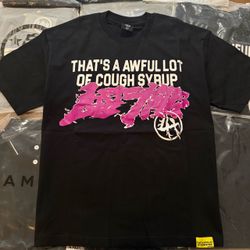 That's A Awful Lot of Cough Syrup Black Graphic Tee
