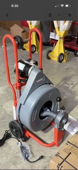 RIDGID 47047 Drain Cleaning Machine K-750 3"-8" Pipe 3/4 cable