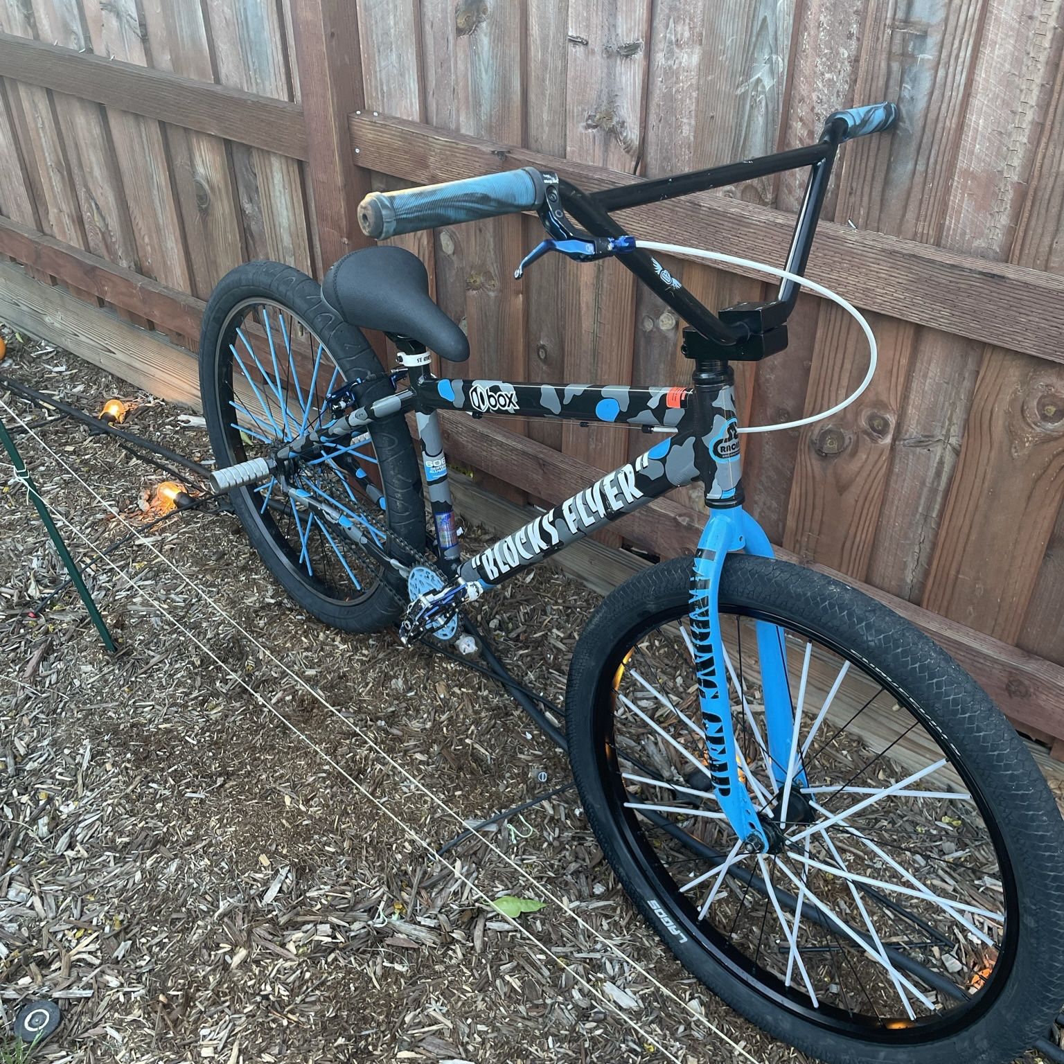 Blue Camo Blocks Flyer Se Bike With Maxxis 26 Inch for Sale in Reading, PA  - OfferUp