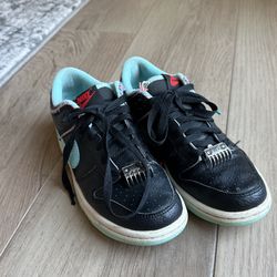 Used Nike Dunk Low Barbershop Size 4 Youth