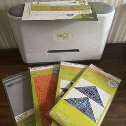 Accuquilt Go Big 55500 Fabric Cutting System + 3 Dies 